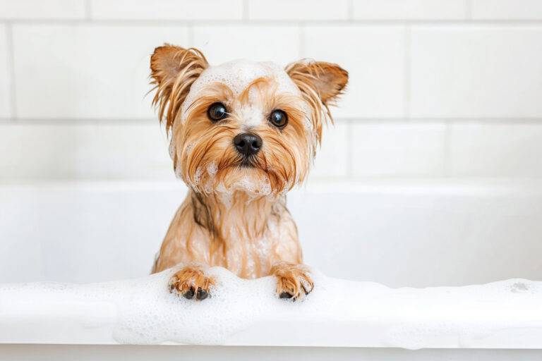 pode-dar-banho-em-filhote-de-cachorro